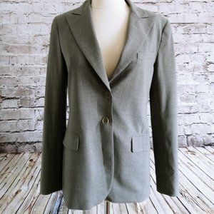 Theory Size M Long Sleeve Blazer Jacket Gray Size 5 Small